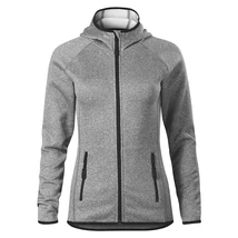 Malfini Direct sztreccs női polár pulóver 418 - sötétszürke melírozott