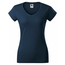 Malfini Fit V-neck póló női 162 - tengerészkék