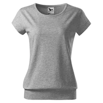 Malfini női póló City melírozott 120 - sötétszürke melírozott