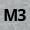M3 - ezüst melírozott