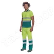 Cerva CADIZ Hi-Vis galléros póló sárga/zöld - XS