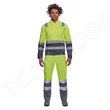 Cerva VALENCIA Hi-Vis kabát sárga/szürke - 52