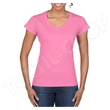 Gildan GIL64V00 Softstyle Női V-Nyakú Póló azalea - 2XL