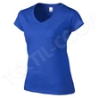 Gildan GIL64V00 Softstyle Női V-Nyakú Póló royal - 2XL