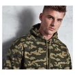 Just Hoods AWJH014 Camo Hoodie green - M