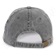 K-UP KP165 6 Panels Vintage Cap storm grey washed