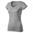 Malfini Fit V-neck póló női melírozott 162