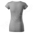 Malfini Fit V-neck póló női melírozott 162