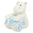 Mumbles MM606 Hippo With Blanket white/blue