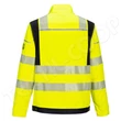 Portwest FR714 PW3 Hi-Vis Work lángálló kabát sárga/fekete - L