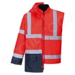 Portwest S768 Executive kabát 5/1 piros/navy - 2XL