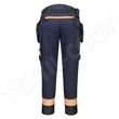 Portwest DX452 DX4 lengőzsebes női nadrág sötét navy - 26