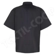 Premier PR664 Chef's Short Sleeve Stud Jacket black - 2XL