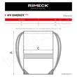 Rimeck HV Energy fluo hátizsák 9V2