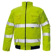 Cerva CLOVELLY pilóta dzseki fluo sárga - M