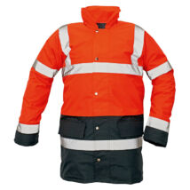 Cerva SEFTON kabát fluo piros/navy - S