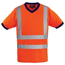 Coverguard Yard V-nyakú fluo póló narancs