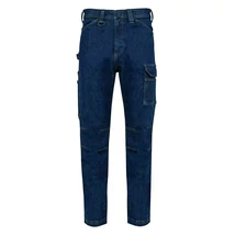 Designed To Work WK705 Multipocket Denim Trousers blue rinse
