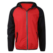 Just Cool JC062 Cool Contrast Windshield Jacket fire red/jet black