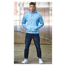 Just Hoods AWJH022 Tie-Dye Hoodie blue cloud