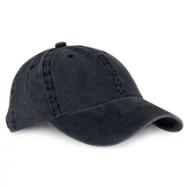 K-UP KP165 6 Panels Vintage Cap black