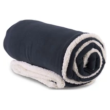 K-UP KP431 Sherpa Blanket navy