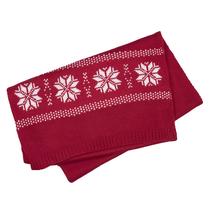 K-UP KP541 Fair Isle Scarf red
