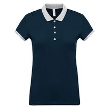 Kariban KA259 Ladies' Two-Tone Polo Shirt navy/grey