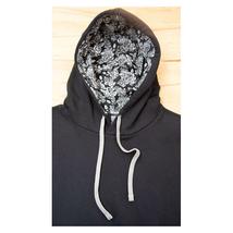 Kariban KA4013 Patterned Hooded Sweatshirt black