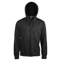 Kariban KA454 Men's Full Zip Hooded Sweatshirt black