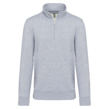 Kariban KA487 Zipped Neck Sweatshirt oxford grey