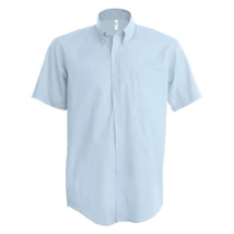 Kariban KA535 Men's Short-Sleeved Oxford Shirt blue