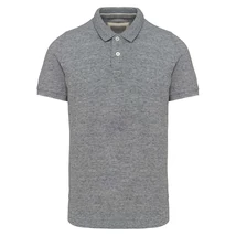 Kariban KV2206 Men's Vintage Short Sleeve Polo Shirt grey