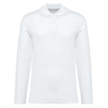 Kariban Premium PK202 Men's L/S Supima Polo Shirt white