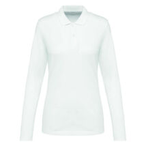 Kariban Premium PK203 Ladies' L/S Supima Polo Shirt white