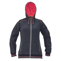 KNOXFIELD LADY kapucnis pulóver antracit/piros