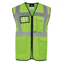 Korntex KXCMF Hamburg Comfort Executive Safety Vest neon green