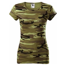 Malfini Camo Pure póló női C22 - zöld terepszín