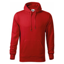 Malfini Cape férfi kapucnis pulóver 413 piros - L