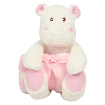 Mumbles MM606 Hippo With Blanket white/pink