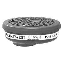 Portwest P941 P3 részecskeszűrő bajonett 6 db barna PW-P941BRR