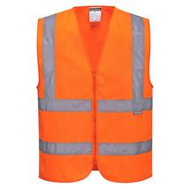 Portwest C375 Hi-Vis zippzáras mellény narancs PW-C375ORR