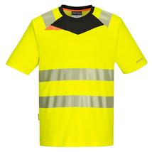 Portwest DX413 DX4 Hi-Vis póló sárga/fekete PW-DX413YBR