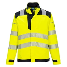 Portwest FR714 PW3 Hi-Vis Work lángálló kabát sárga/fekete