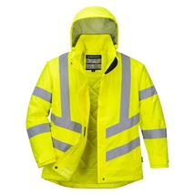 Portwest LW74 női fluo téli kabát sárga PW-LW74YER