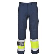 Portwest MV26 Modaflame HV nadrág sárga/navy PW-MV26YNR