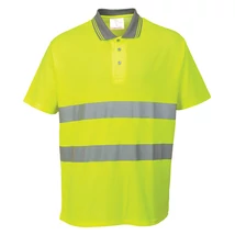 Portwest S171 Cotton Comfort HV pólóing sárga PW-S171YER