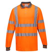 Portwest S271 hosszú ujjú fluo pólóing narancs PW-S271ORR