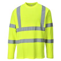 Portwest S278 HV hosszú ujjú póló sárga PW-S278YER