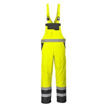 Portwest S488 fluo mellesnadrág sárga/fekete PW-S488YBR